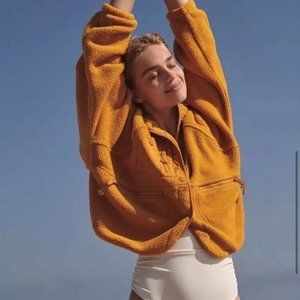 NWT Hit the Slopes fleece jacket in orange russet size L